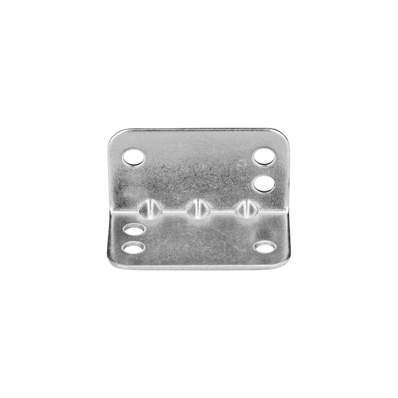 Rok Hardware Heavy Duty Metal Bracket Right Angle Brace, 20 Gauge, Zinc Finish, 50 Pack - Image 2